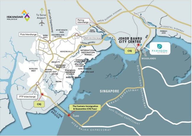 paragon suites location map